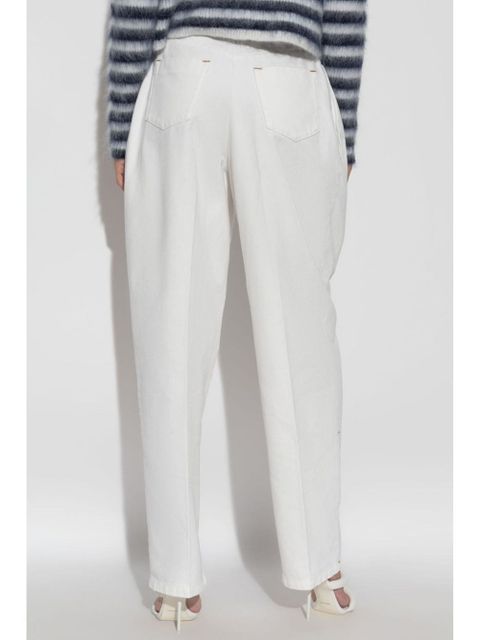 Jacquemus Le De-Nîmes Curzio trousers - White
