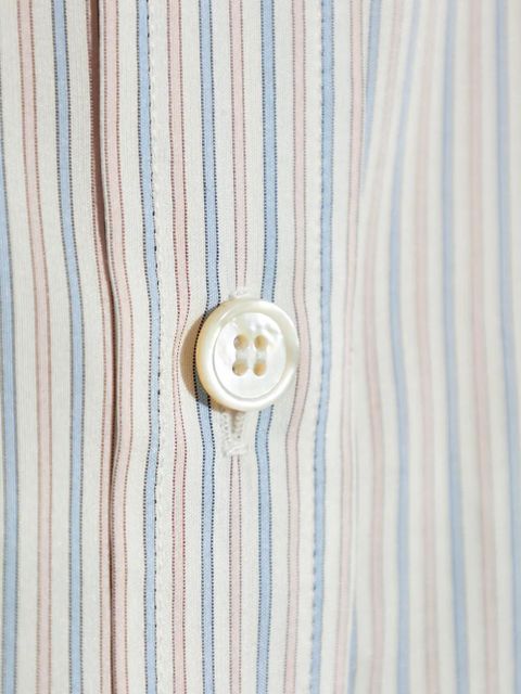 Alexander McQueen vertical-stripe shirt - White