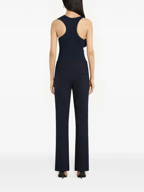 Courrèges bootcut trousers - Blue