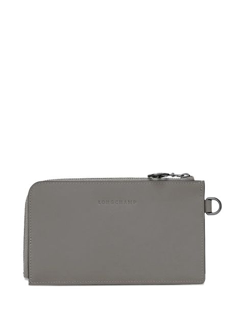 Longchamp Le Pliage Xtra leather clutch bag - Grey - zdjęcie produktu nr 2