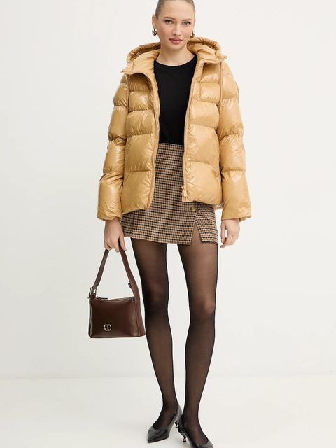 Pinko kurtka kolor beżowy zimowa 101597 A2P7 - zdjęcie produktu nr 2