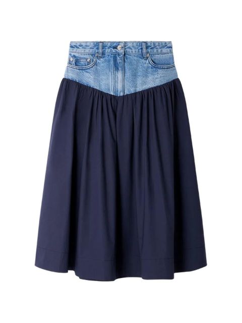 SANDRO flared midi skirt - Blue - zdjęcie produktu nr 1