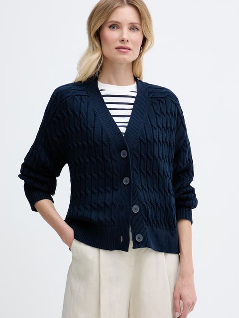 Tommy Hilfiger kardigan damski bawełniany - zdjęcie produktu nr 1