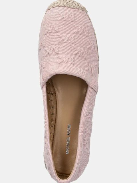 MICHAEL Michael Kors espadryle Lynn kolor różowy na platformie 40S5LYFP3D.653