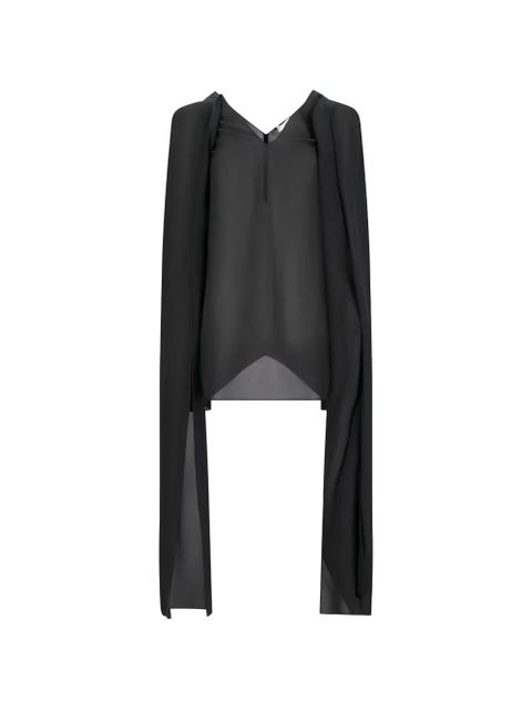 The Row V-neck top - Black - zdjęcie produktu nr 1