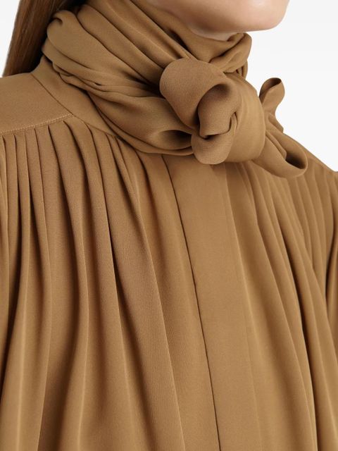 KHAITE Vali top - Brown