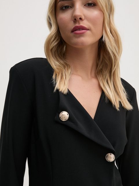 Joseph Ribkoff sukienka kolor czarny mini dopasowana 234153