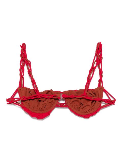 Isa Boulder reversible bikini top - Red - zdjęcie produktu nr 2