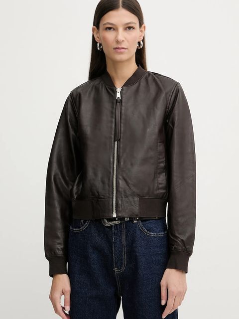 AllSaints kurtka skórzana ORTEN BOMBER JACKET - zdjęcie produktu nr 1