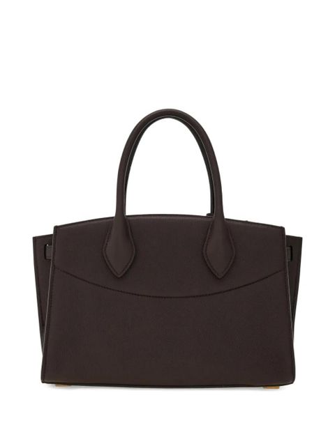 Ferragamo hardware satchel cross body bag - Brown - zdjęcie produktu nr 2