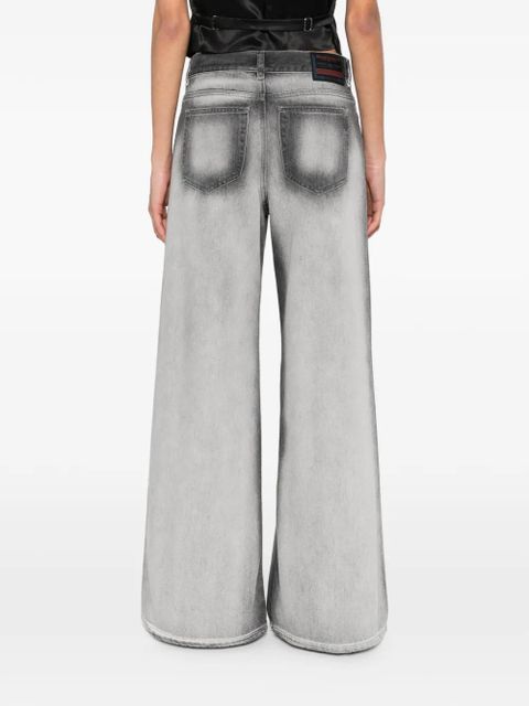 Diesel 1978 D-Akemi-Fsi wide-leg jeans - Grey