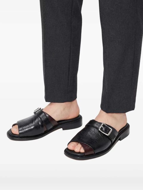 OUR LEGACY Ginza buckle-detail sandals - Black