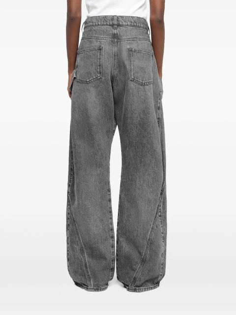 JW Anderson twisted workwear jeans - Grey