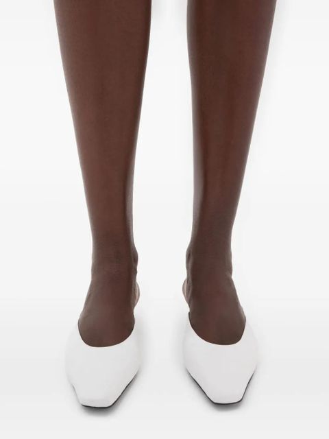 LouLou de Saison Alix square-toe mules - White