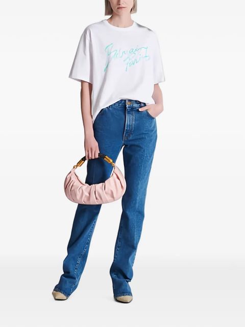 Balmain cropped T-shirt - White - zdjęcie produktu nr 2
