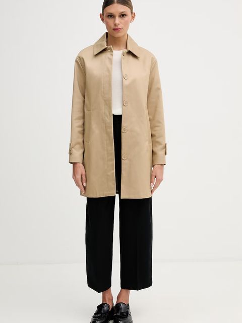 United Colors of Benetton płaszcz damski z bawełną - zdjęcie produktu nr 1