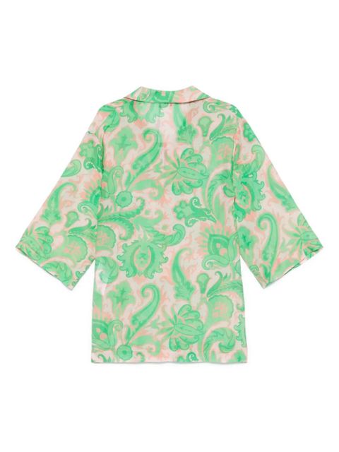 ETRO paisley-print cover-up - Green - zdjęcie produktu nr 2