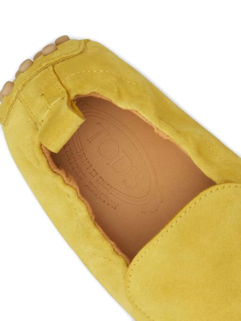 Tod's ruffled loafers - Yellow