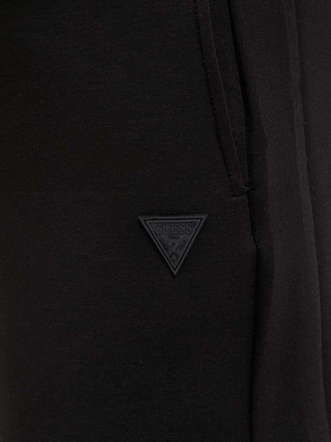 Guess szorty ELLY damskie kolor czarny gładkie high waist V2YD10 K7UW2