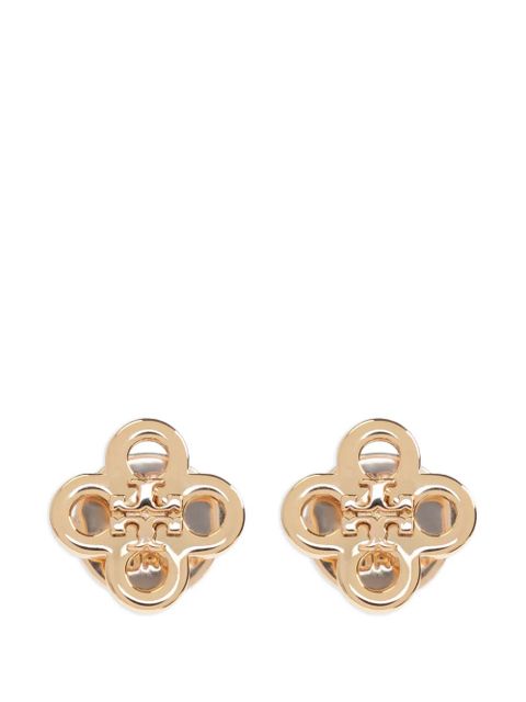Tory Burch clover-logo earrings and bracelet set - Gold