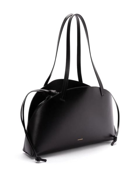 Jil Sander leather tote bag - Black