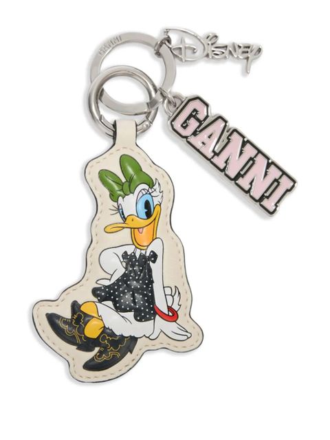 GANNI x Disney leather keyring - Neutrals - zdjęcie produktu nr 1