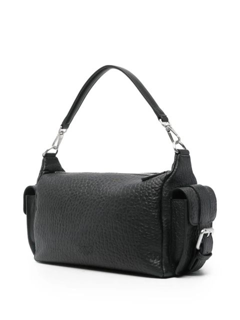 PINKO Love Birds-appliqué tote bag - Black