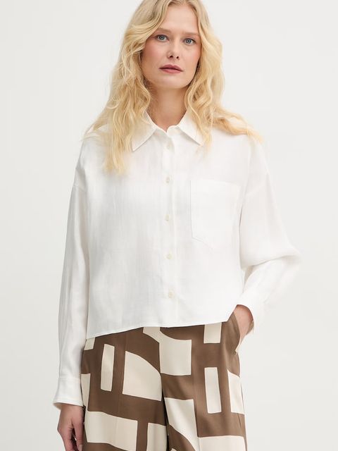 Weekend Max Mara koszula lniana CAPO - zdjęcie produktu nr 1