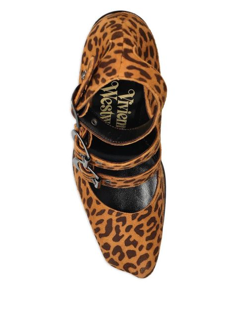 Vivienne Westwood 90mm leopard-print pumps - Brown