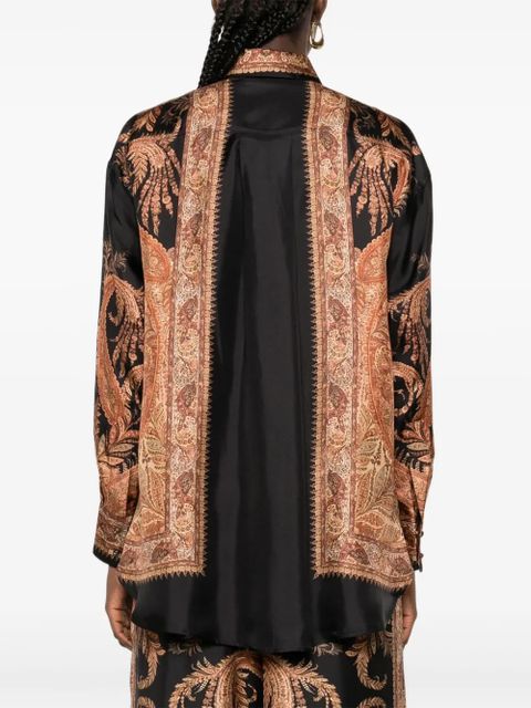 ZIMMERMANN paisley-print shirt - Black