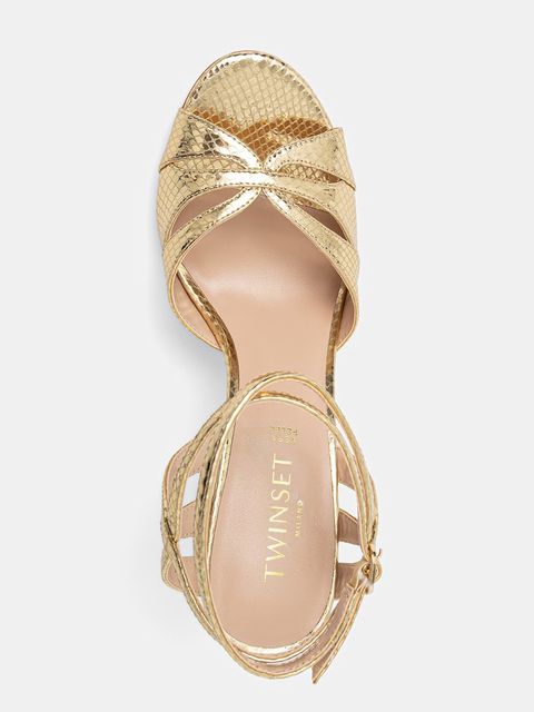 Twinset sandały skórzane