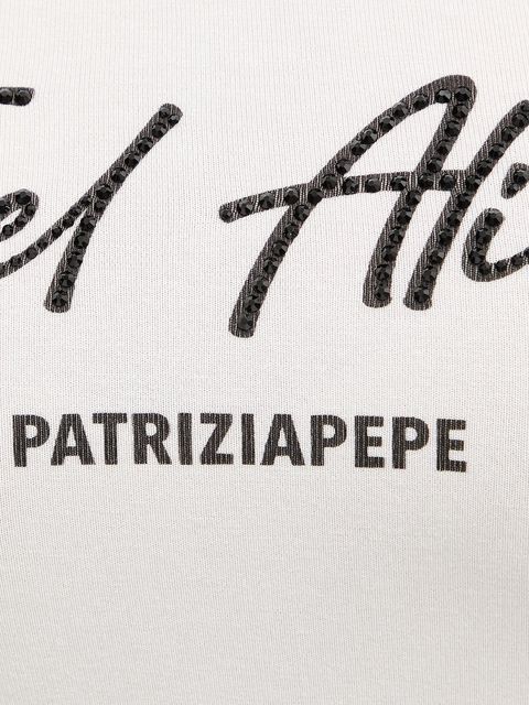 Patrizia Pepe t-shirt damski kolor biały 8M1807 J051