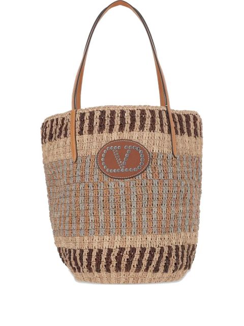 Valentino Garavani medium VLogo Signature shoulder bag - Neutrals - zdjęcie produktu nr 1