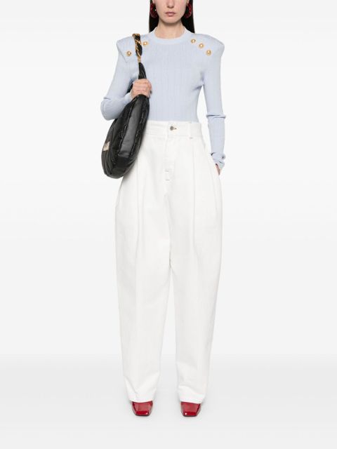 Balmain button-detailed sweater - Blue - zdjęcie produktu nr 2