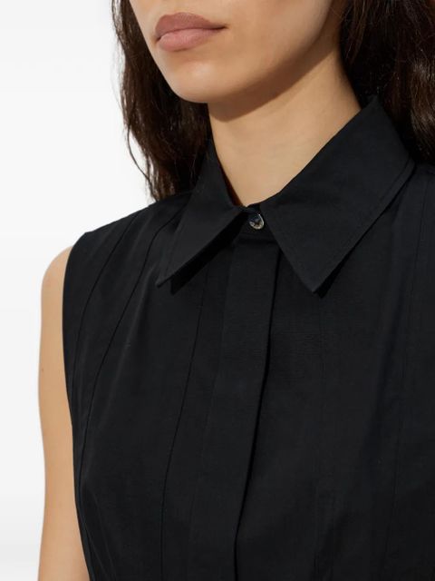 Sportmax Certosa pleated-detail shirt - Black