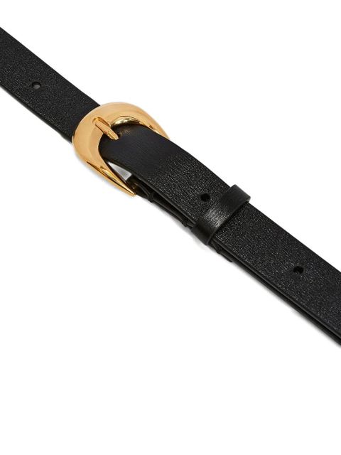 Jil Sander buckle leather belt - Black - zdjęcie produktu nr 2