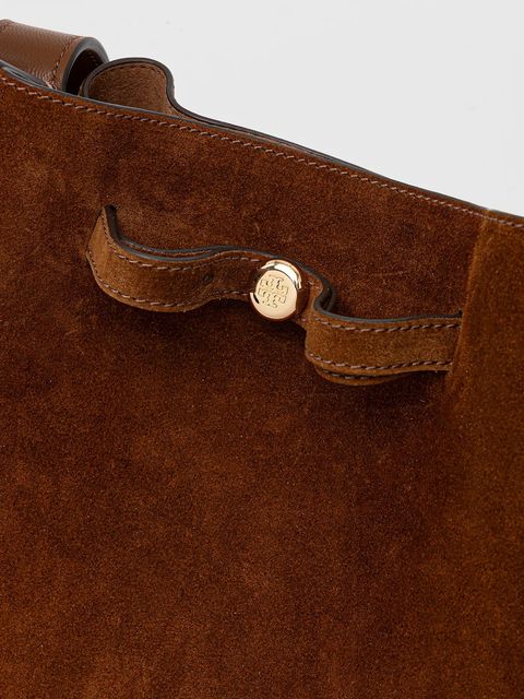Tory Burch torebka zamszowa Romy Suede Tote