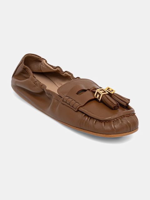 Elisabetta Franchi mokasyny damskie skórzane - zdjęcie produktu nr 1