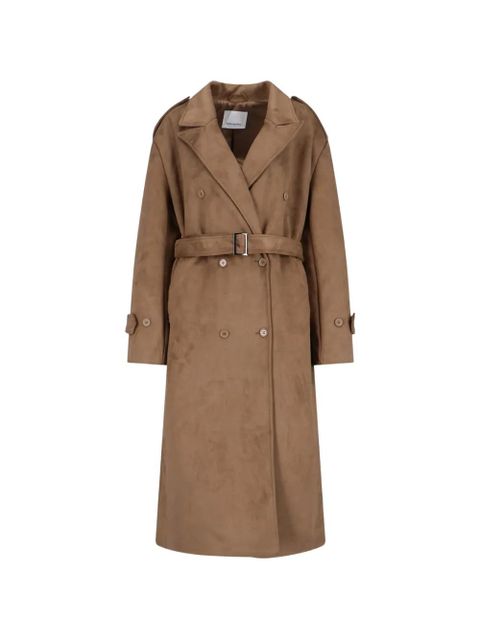 The Frankie Shop double-breasted coat - Brown