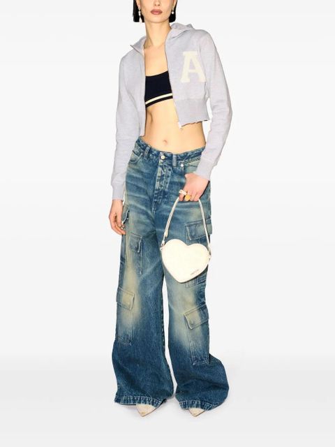 AMBUSH cropped hoodie - Grey