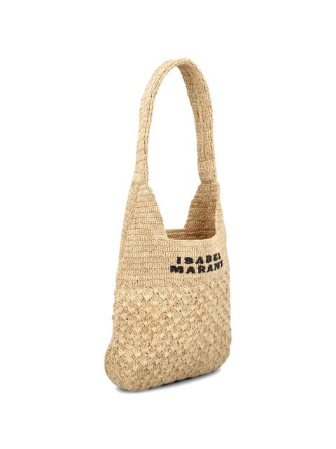 ISABEL MARANT logo-print tote bag - Neutrals