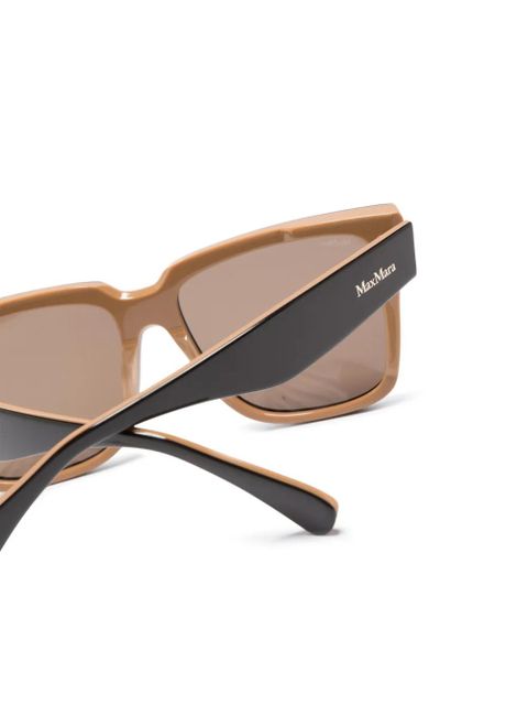 Max Mara Eyewear MM0078 square-frame tinted sunglasses - Brown