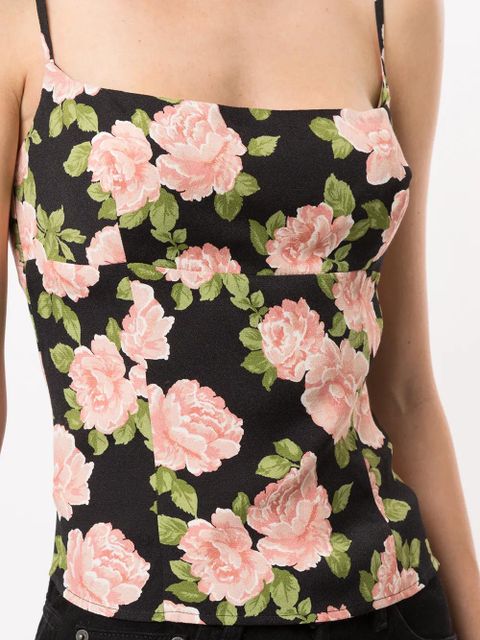 Reformation Grace floral-print cami top - Multicolour