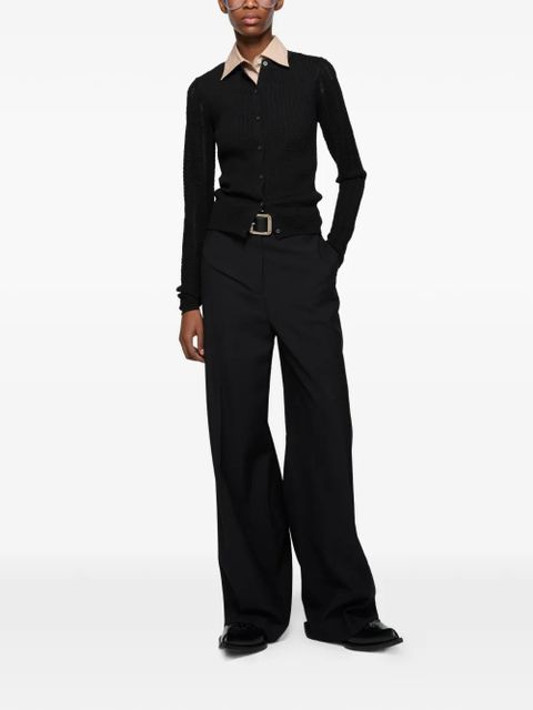 Acne Studios button knitted cardigan - Black - zdjęcie produktu nr 2