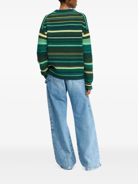 JW Anderson striped jumper - Green - zdjęcie produktu nr 2