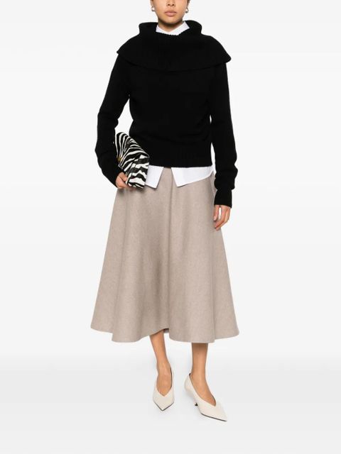 TOTEME funnel sweater - Black