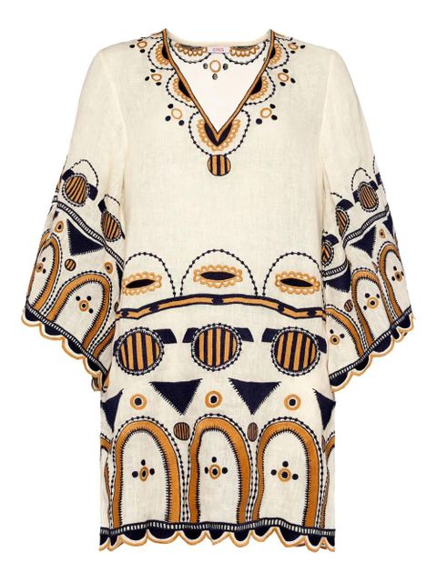 ERES Medaillon embroidered midi dress - Neutrals - zdjęcie produktu nr 1