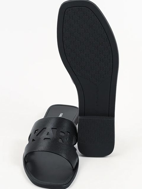 Karl Lagerfeld klapki skórzane Skoot Iii