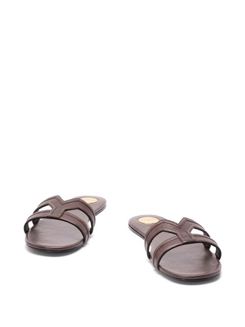 Saint Laurent Mabrouka flat sandals - Brown - zdjęcie produktu nr 2