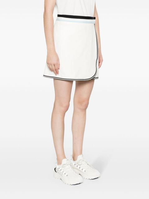 Moncler logo-appliqué wrap tennis skirt - White - zdjęcie produktu nr 2